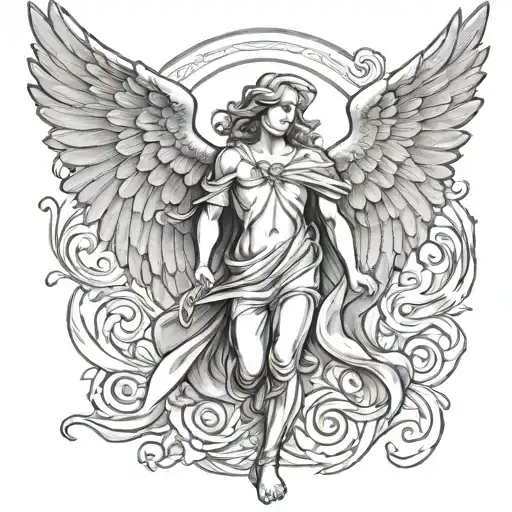 Angel Leading The Way