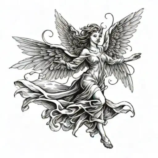 Angel Leading The Way