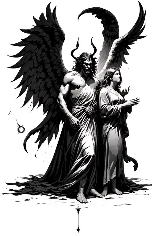 The Devil Kills The Angel Standing Nearby