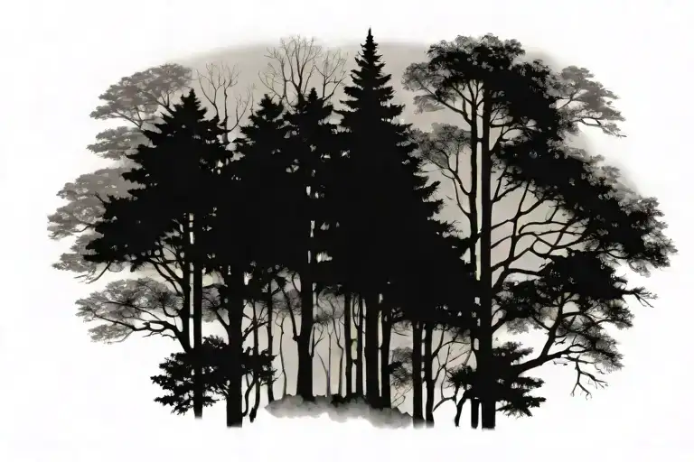 Trees Background Looking