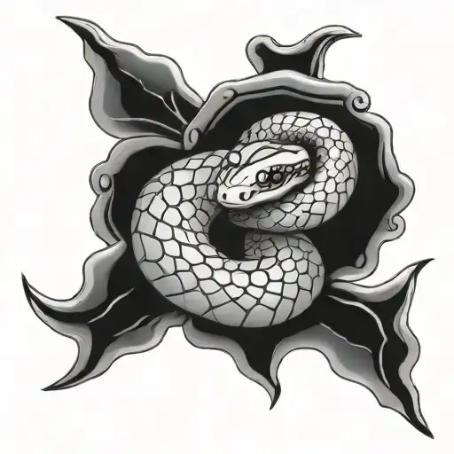 Snake Wrapped Tightly