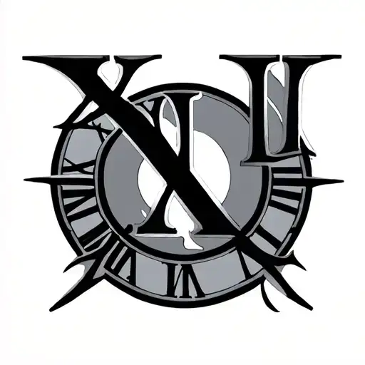 Vertical Roman Numeral