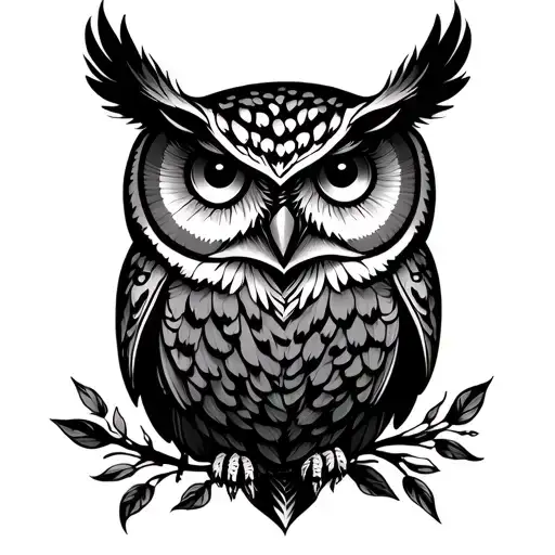 Fine Line Owl
