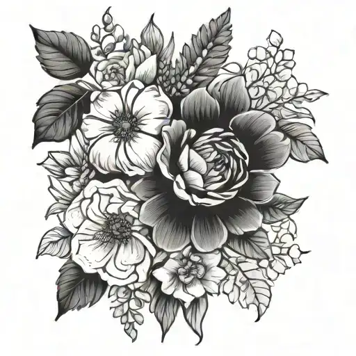 Birth Month Flower Bouquet