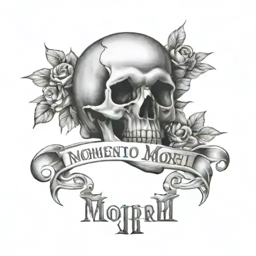 Momento Mori Lettering Spelling