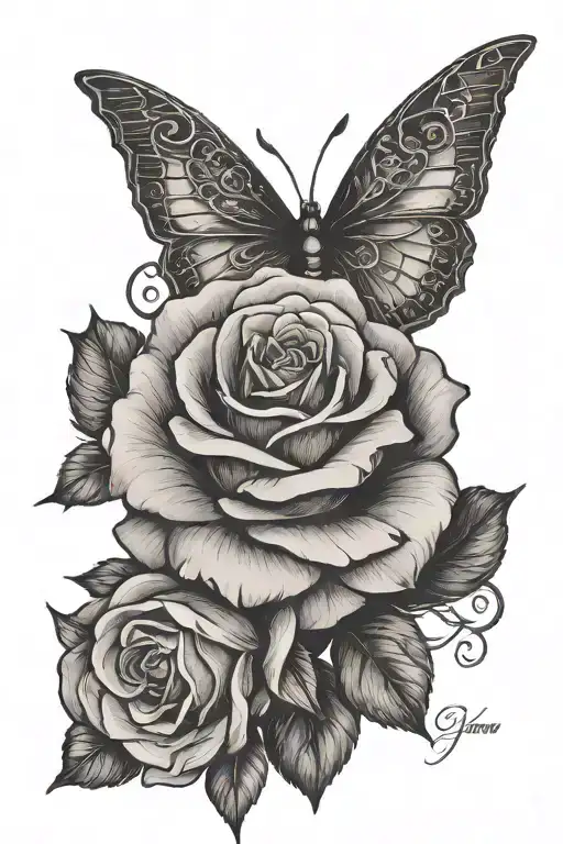 A Quote Surrounding Rose Surrounded God Symbol