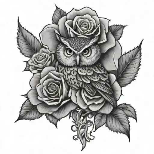 Rose And Owl