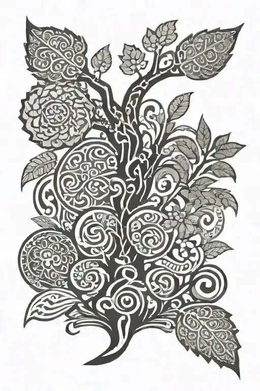 Stanford Tree With Polynesian Symbolism