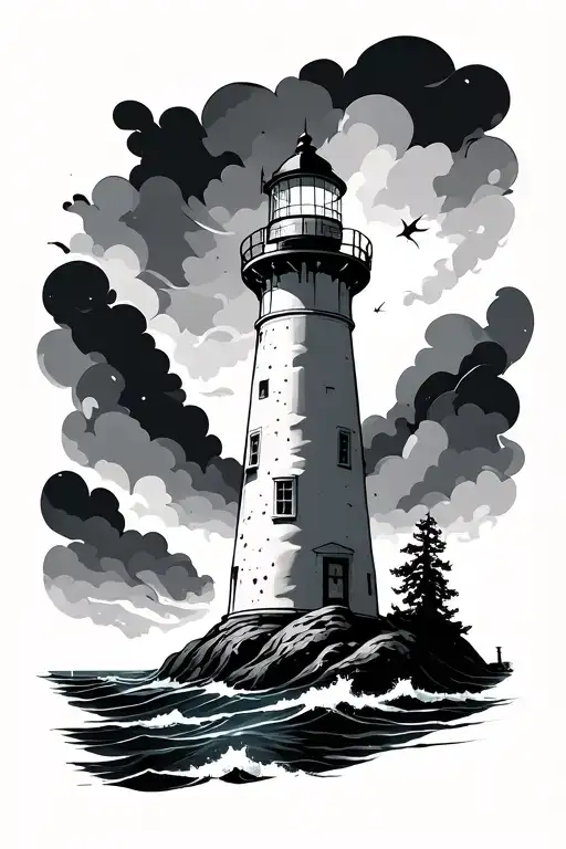 Lighthouse Surrounded