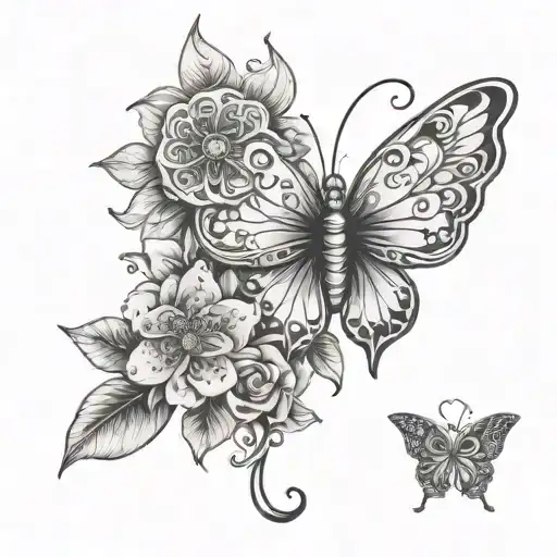 Sand Dollar Butterfly Angel Wings Snake Flower