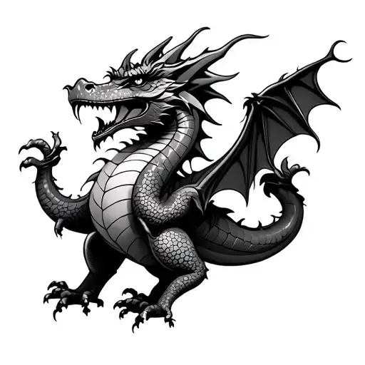 Wales Dragon Balloon