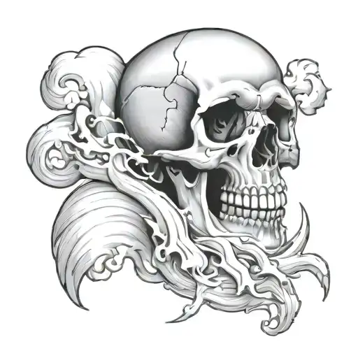 Skull And Smoke