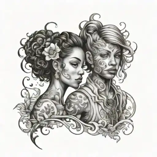 Something That Represents The Two Different Types Of People We Are