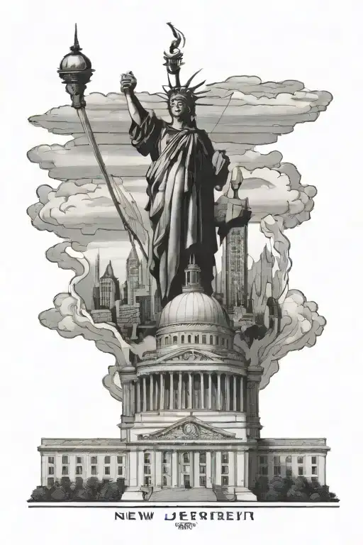 New Jersey State Building View