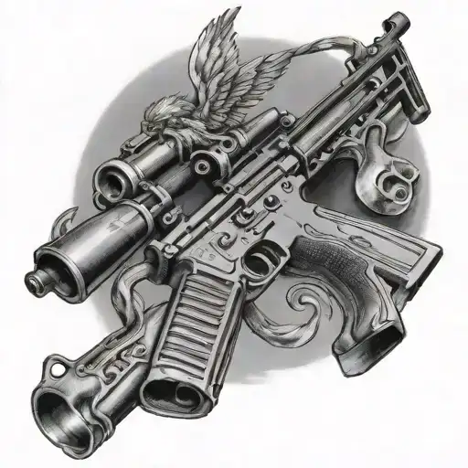Angel A Gun M16