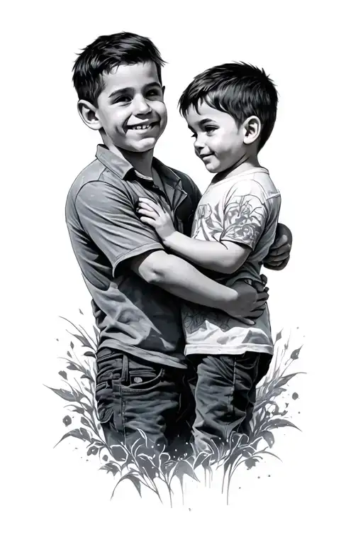 Father And Sons For 1 And 7 Years Modern Unique