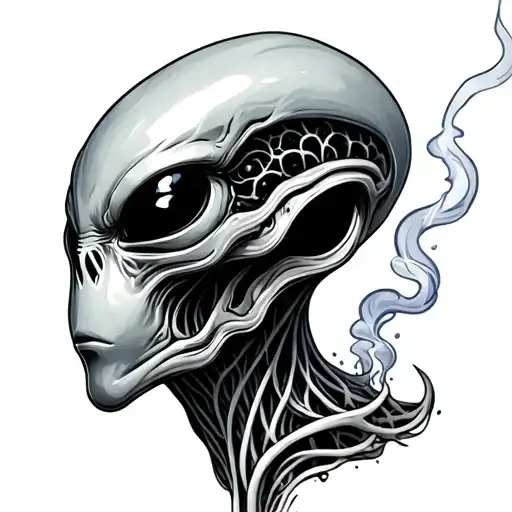 Alien Smoking