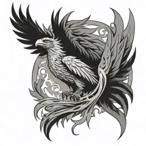 Phoenix Rising From Ashes