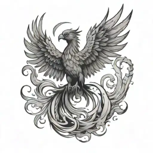 Phoenix Rising From The Ashes