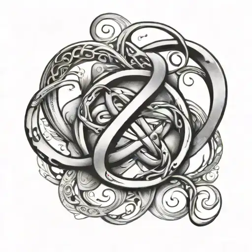 Limitless & Infinity Symbol Intertwined