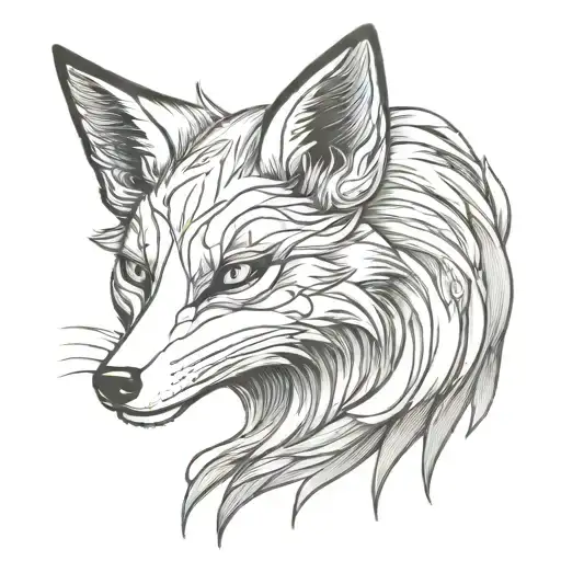 Kitsune Fox Head