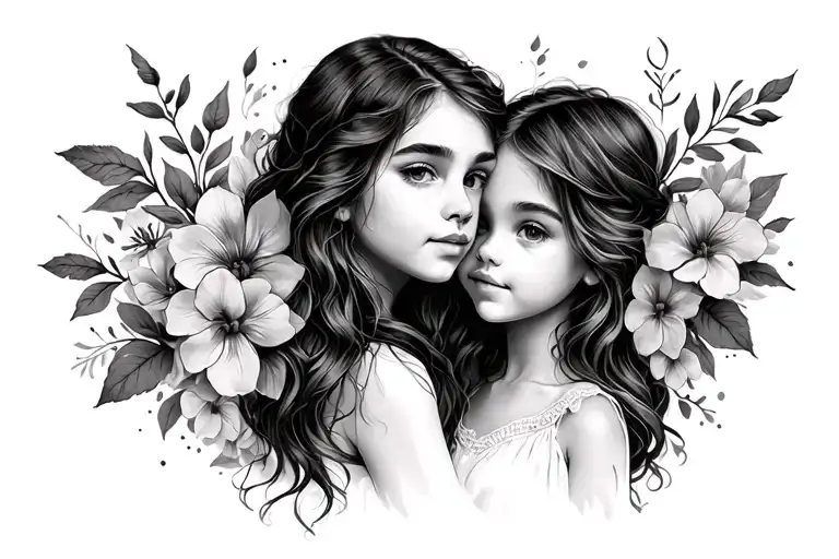 Funger Print Mother Daughter