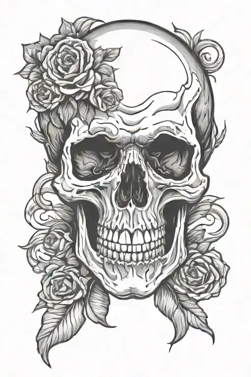 Skull From Front View