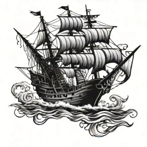 Pirate Boat Attack Kraken