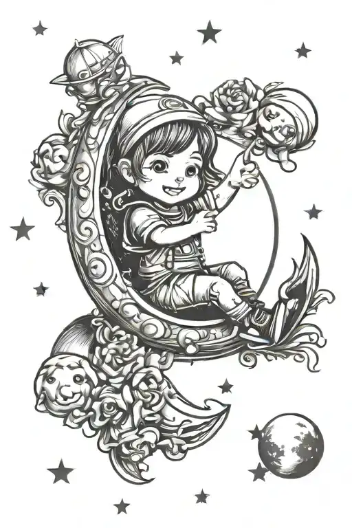 Kids Birthdays With Moon