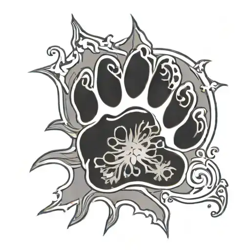 Dog Paw Print
