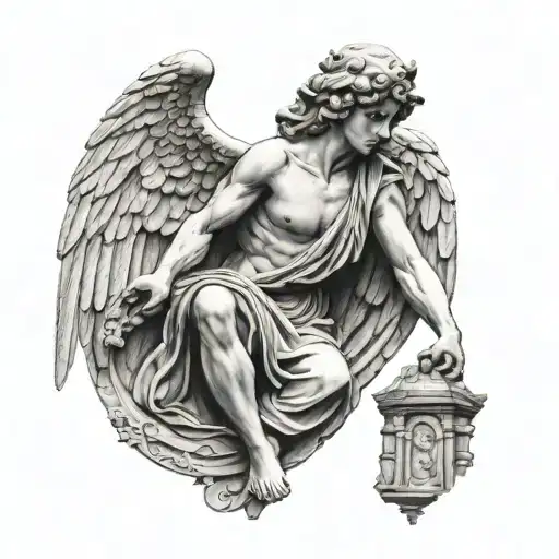 Greece Angel In Heaven Gates