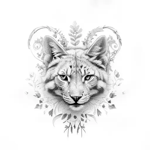 Flowery And Animals Nature Knife