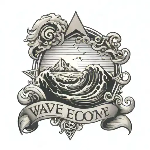 Wave Freedom Peace Love Mountain Gangster