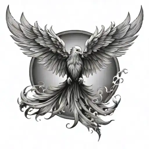 Phoenix Rising From Ashes
