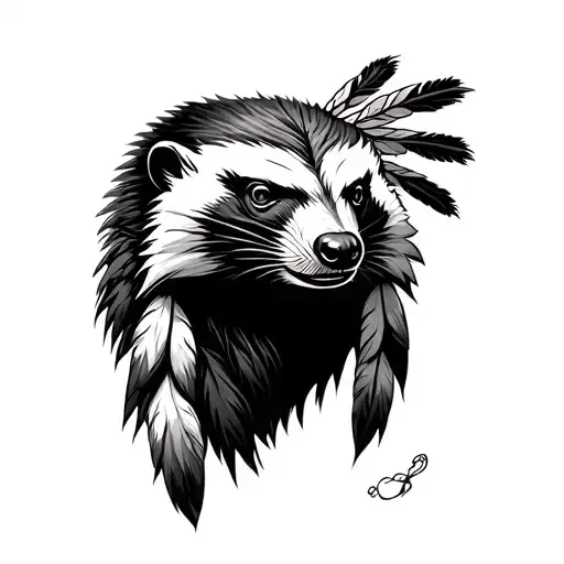 Honey Badger Indian Theme