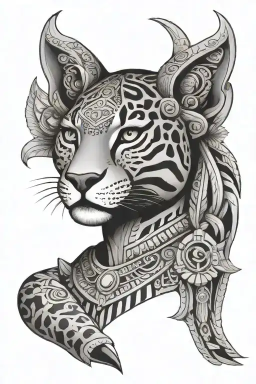 Jaguar Woman Aztec