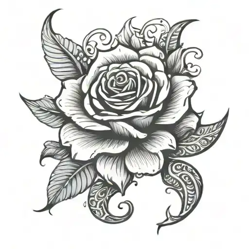 Allah God And Symbols Rose