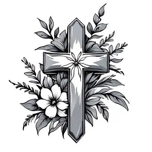 Floral Cross