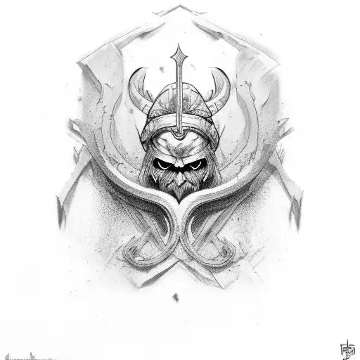 Norse Mithology With Greek With Simbles For Forearm