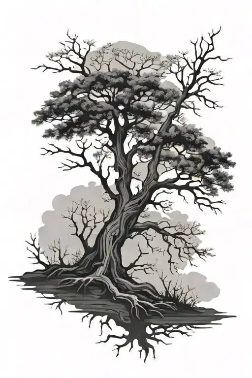 Dead Tree Silhouette