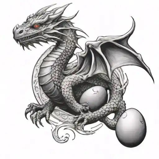 Dragon Guarding Egg