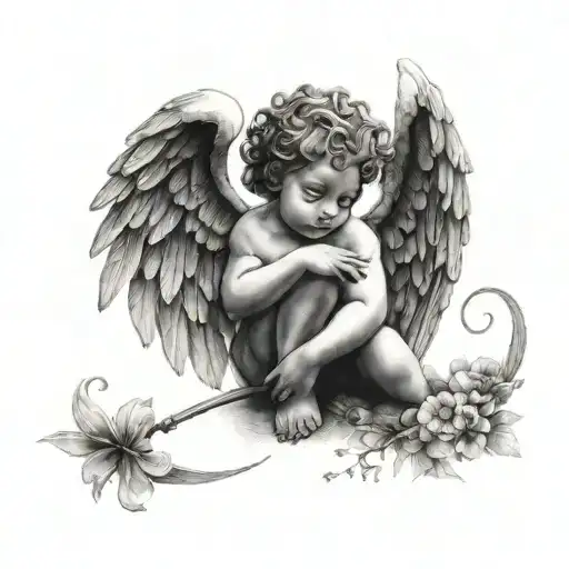 Cherub Angel Semicolon