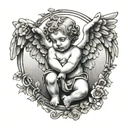 Cherub Angel Semicolon