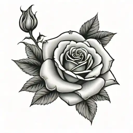 Rose With The Name Ashlee And Rechelle