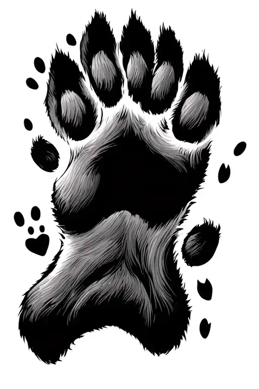 Dog Paw Print
