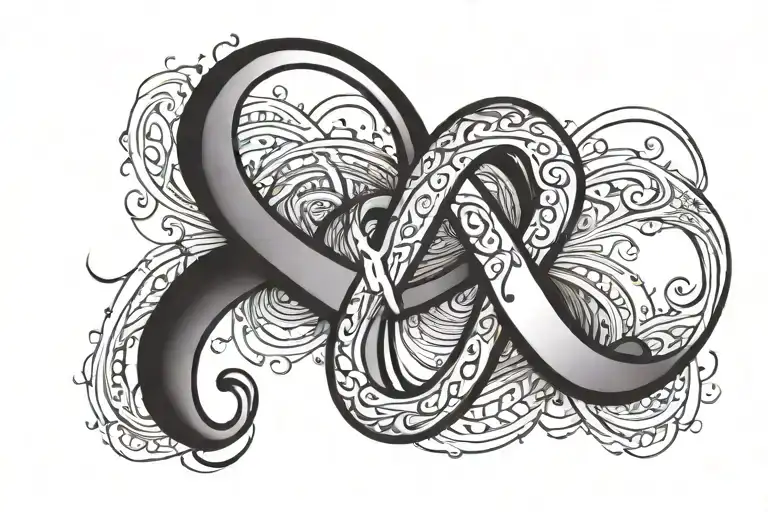 Infinity Symbol With Letters C And S