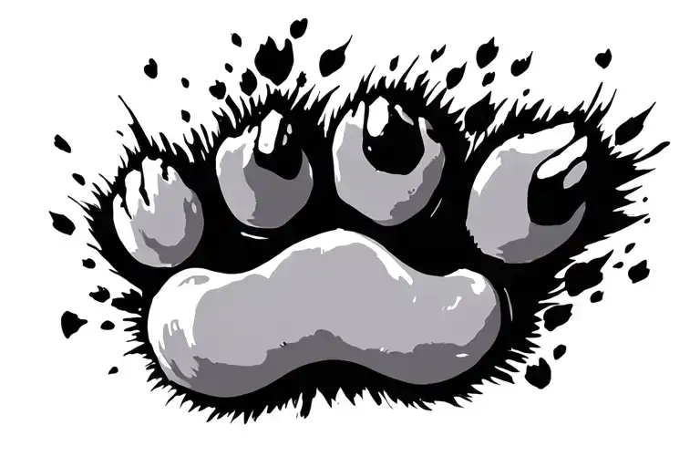 Dog Paw Print