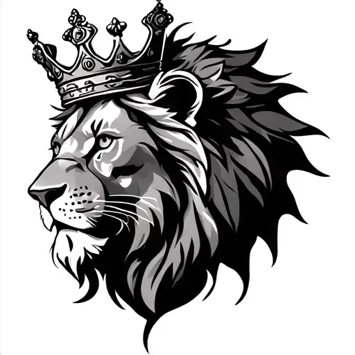 Lion With Crown