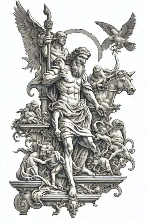 Biblical Scene Inside