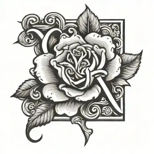 Initials Cc Made By A Rose